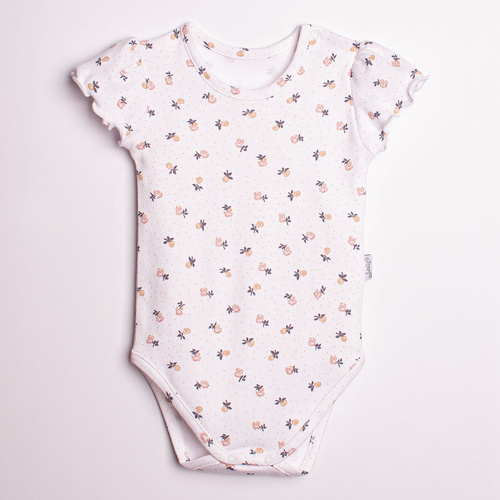 220095 Body dla dziewczynki Nicol z krótkim rękawem, bawełna – idealne na lato