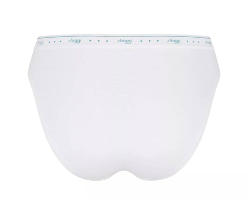 24/7 100 Tai 10198073 Figi Damskie Sloggi - white