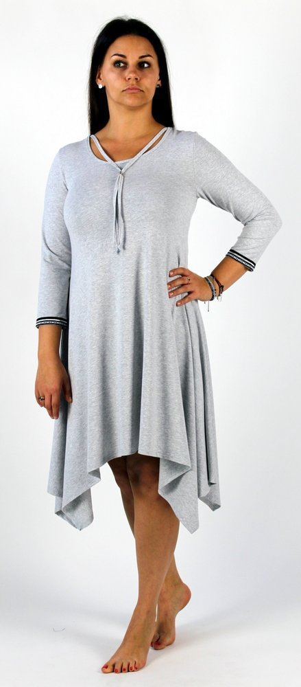 439 Nice Sukienka nocna De Lafense – kobieca elegancja i komfort snu - jasny melanż