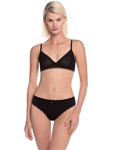 L-1535 BI A'2 Figi Damskie Lama czarny mix kolor