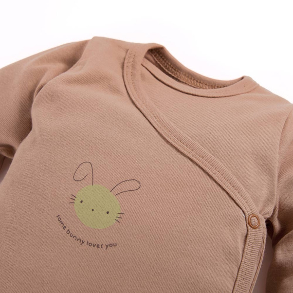 Animals Body rozpinane z długim rękawem Eevi - brązowe