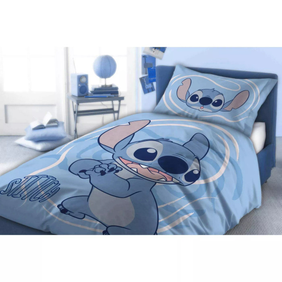 Pościel dziecięca Faro Lilo i Stitch 100x135 bawełna 115 g/m² + poszewka 40x60 bajkowa