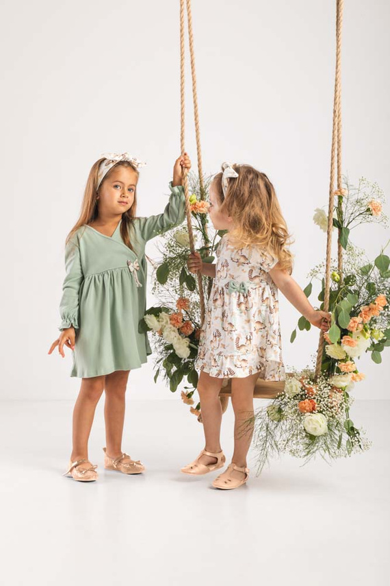 187166 Sukienka bawełniana "Bibi" Nicol - kremowy