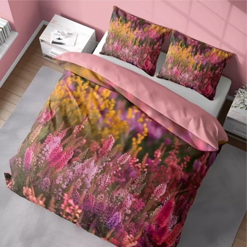 5307 A Pościel z mikrofibry wrzos Detexpol różowy