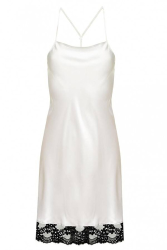 Kate Halka satynowa koszulka damska DKaren - jasny ecru