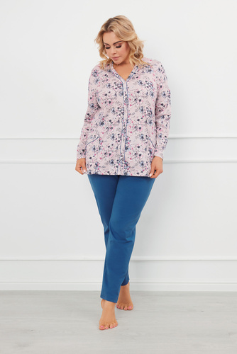 Lacenta Piżama Damska rozpinana Italian Fashion