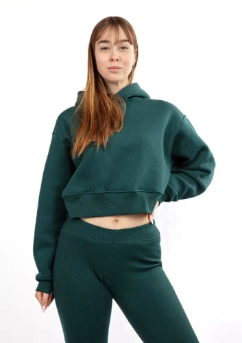 DK-K-B13 Dresowy komplet damski Dkaren - zielony