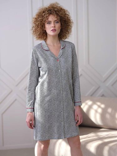 409 Koszula Nocna Cana -grafitowy