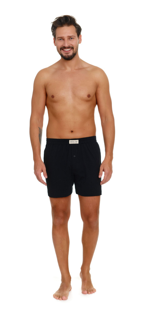 5166 bokserki męskie Doctor Nap - black