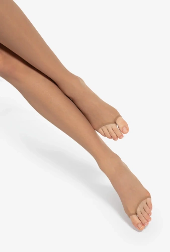 Rajstopy Gatta Senza Dita – 10 den, bez palców, open-toe - golden