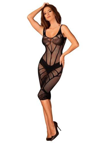 D609  Sukienka Obsessive - czarny