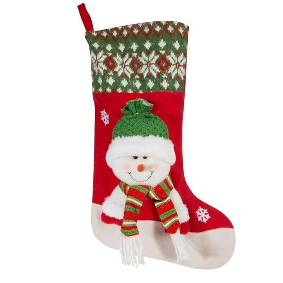 Snow 4 Skarpeta świąteczna but Eurofirany czerwony/zielony