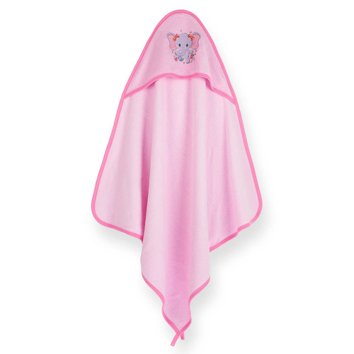 Słonik niemowlęce okrycie kąpielowe Martex różowy