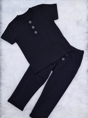 Polo Classic Koszulka dziecięca krótki rękaw Bambarillo czarny