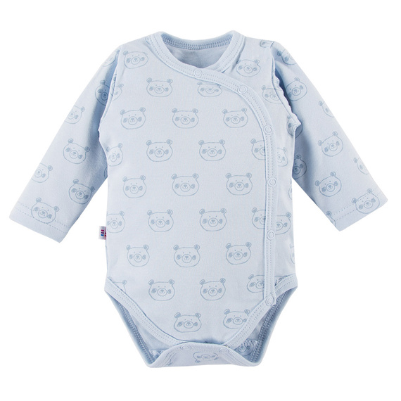 Big Bear Body rozpinane z długim rękawem Eevi - niebieski