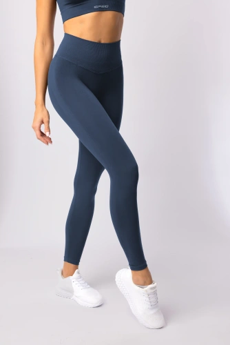 Legginsy damskie SPAIO Flex Innergy 2.0 navy blue– seamless, wsparcie regeneracji