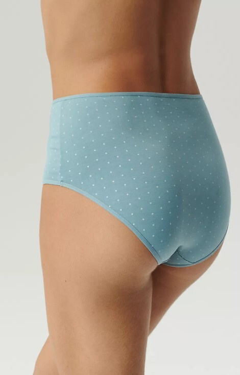 3LP-223 Maxi Figi damskie Atlantic - rose-ecru-szmaragdowy