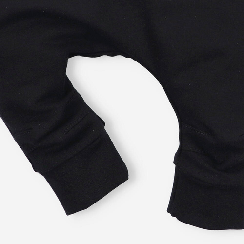 Panda Spodnie dresowe z bawełny organicznej Nini czarny