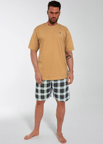 326/183 Nature III Piżama męska Cornette miodowy