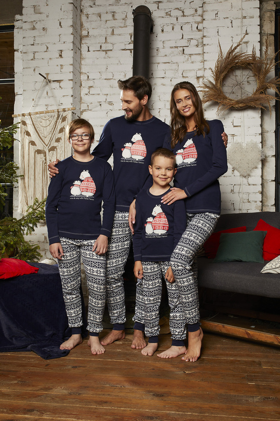 Arktyka Piżama dziecięca Italian Fashion - granat