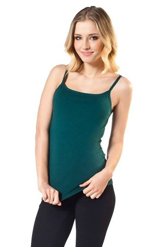 Ibiza Koszula Damska wąskie ramiączka Italian Fashion- zielony