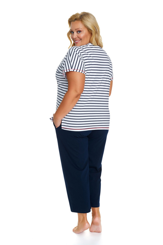 5369 Piżama Damska Plus Size Doctor Nap - marine