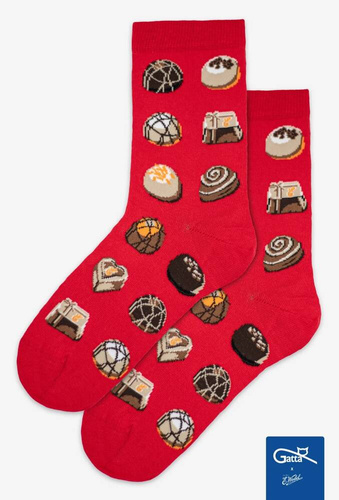 U04.WED Wedel Skarpety unisex Gatta - ferrari 01/787