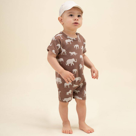 Safari Rampers niemowlęcy Pinokio - afryka brązowy