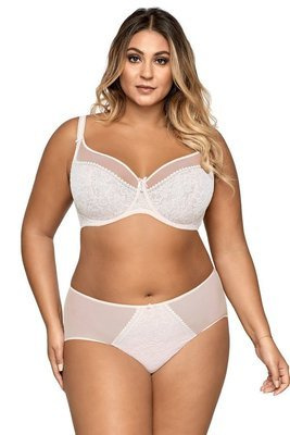 1396 Miękki Biustonosz Maxi Ava biały