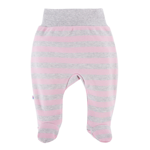 Ancymon Półśpiochy bawełniane 2-pak Eevi - szary/różowy