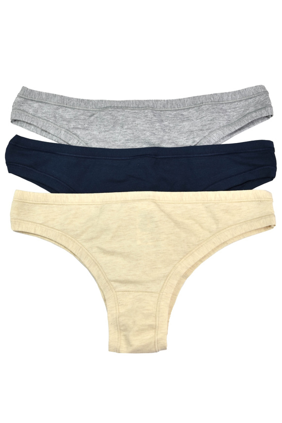 GD139-1H100 Majtki Cotonella Brazilian 3-pak – bawełniane, zmysłowy krój, codzienna wygoda