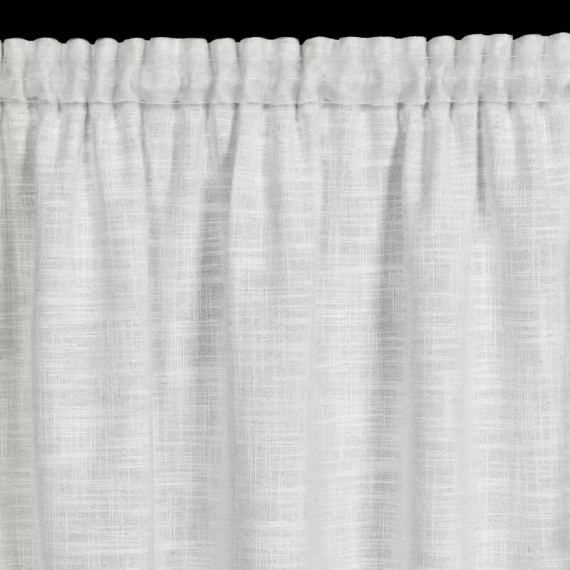 Rosi Zasłona na taśmie Eurofirany srebrny