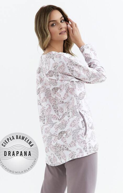 430 Piżama damska Cana - orient- kakao