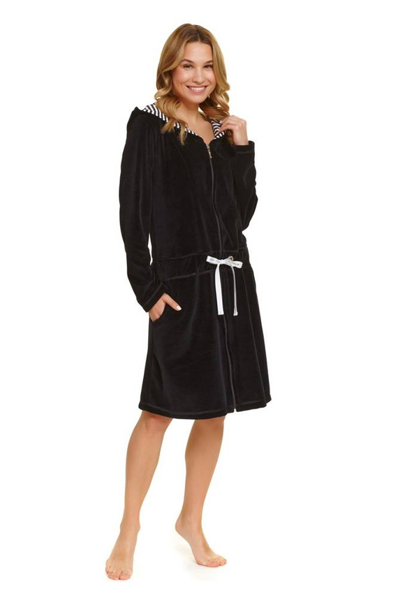 1008 Szlafrok damski Doctor Nap - black