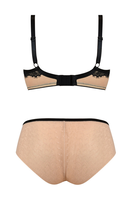 19080 Dolce Biustonosz push up Mediolano beżowy 