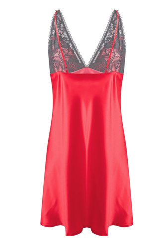 Debbie Koszulka satynowa damska DKaren - czerwony