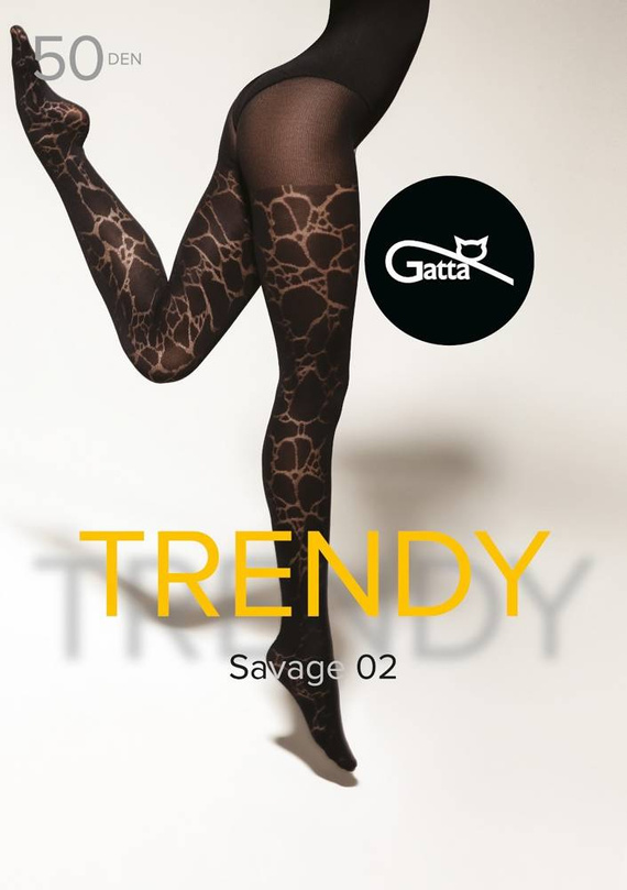 Savage wz 02 Rajstopy 50 den Gatta nero