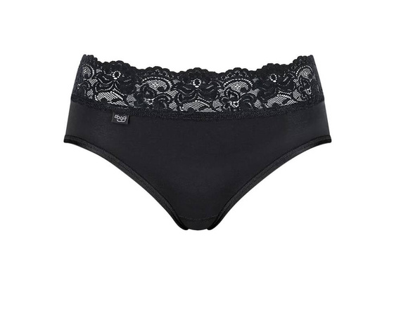 Romance Midi Figi Damskie Sloggi - black