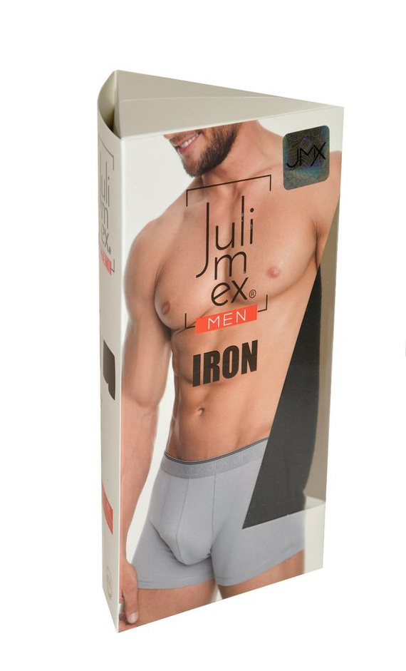 Iron Bokserki męskie Julimex biały