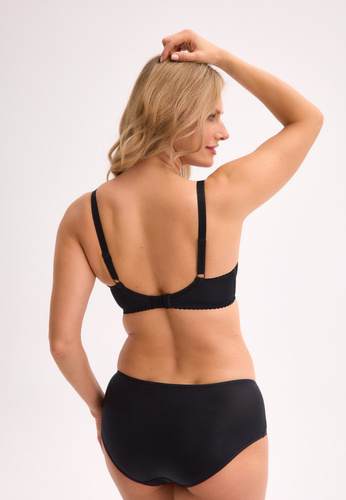 BS 049 Daphne Biustonosz full cup Gaia – czarny, elegancki i modelujący
