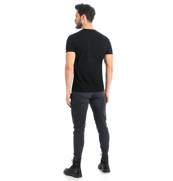 1503 Dany V T-Shirt Męski Bawełniany Teyli - czarny