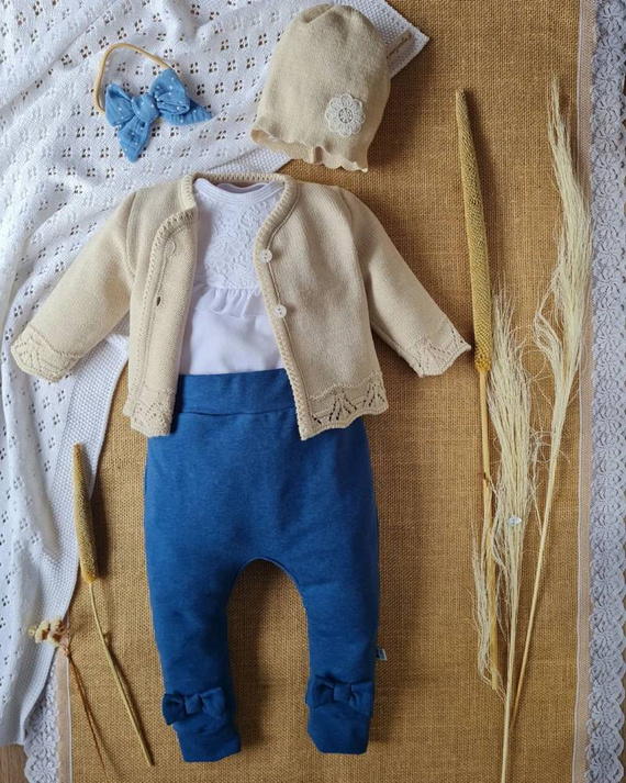 BSW/026 Sweterek ażurowy Marija - beżowy