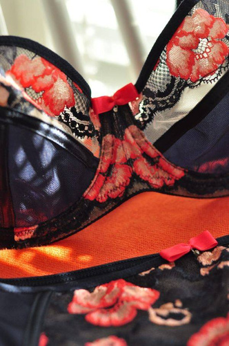 19123 Demi Biustonosz soft Mediolano granatowy