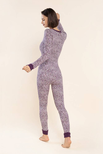 27 Panterka Kombinezon damski Bonamera fioletowy 