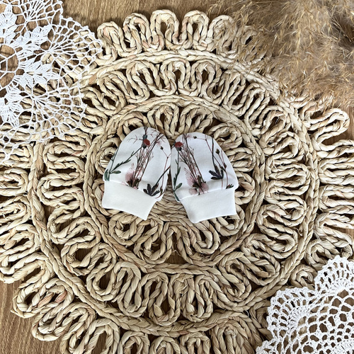 LA12186 Kwiaty Polne Łapki niemowlęce Mamatti