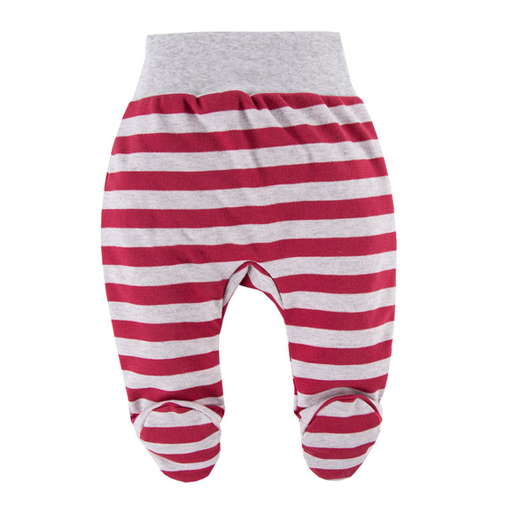 Ancymon Półśpiochy bawełniane 2-pak Eevi - szary/czerwony