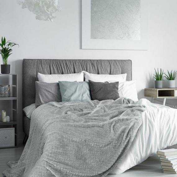 Koc CINDY Designe91 - srebrny