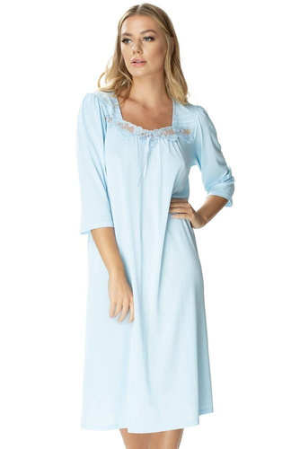 3942 Melisa halka koszula nocna damska Mewa niebieski