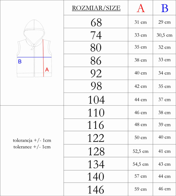 215273 Eddy Bezrękawnik z kapturem Nicol