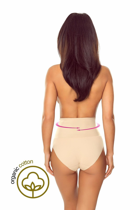 Figi modelujące beżowe 7003 Eliza Lapinee wyszczuplające brzuch i talię